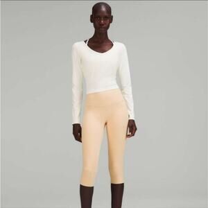 Lululemon Align high rise crop 17" size 0